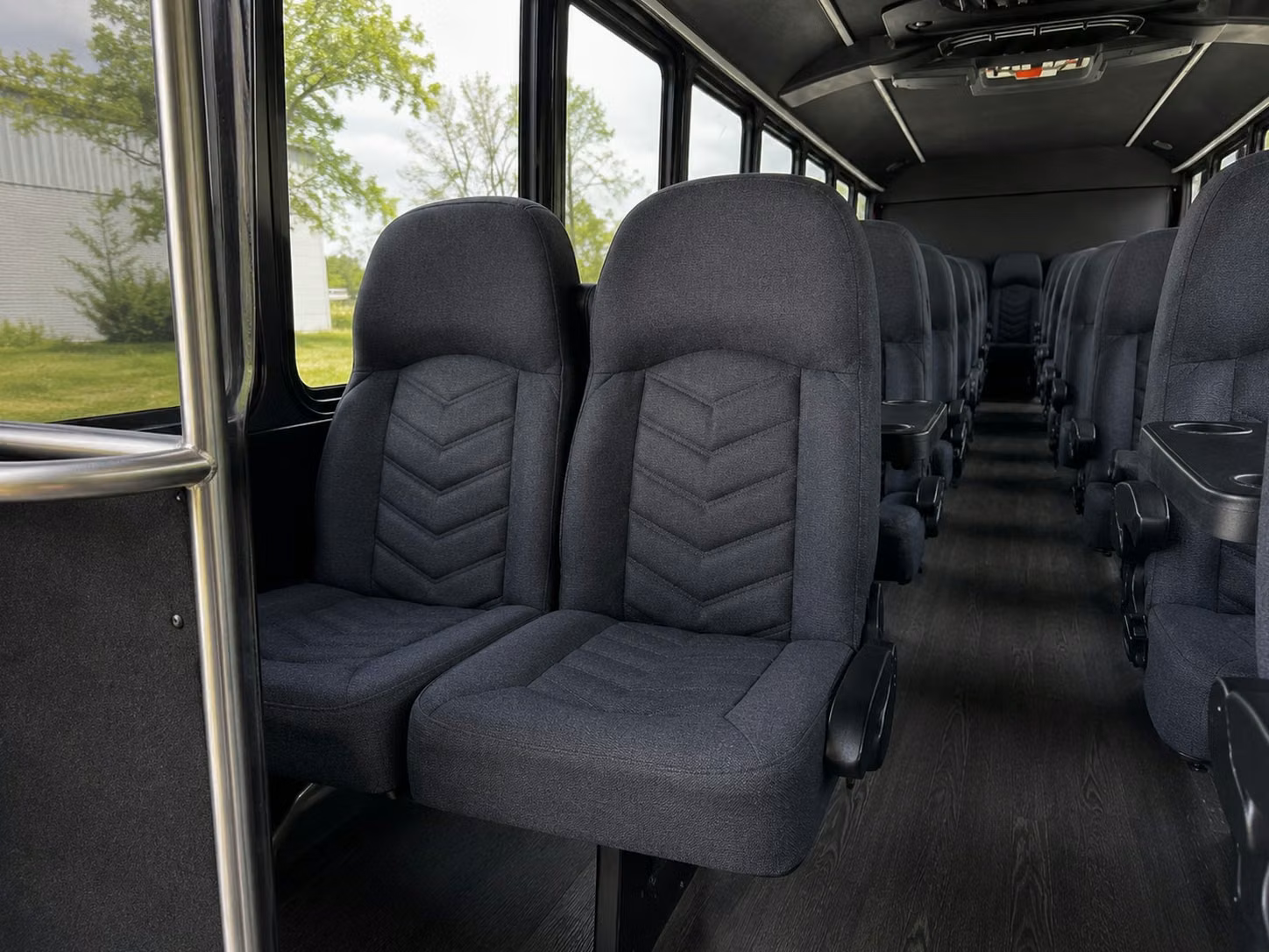 15 passenger minibus inside