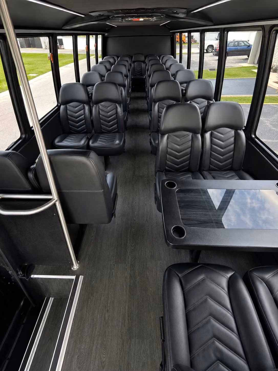 18 passenger minibus inside