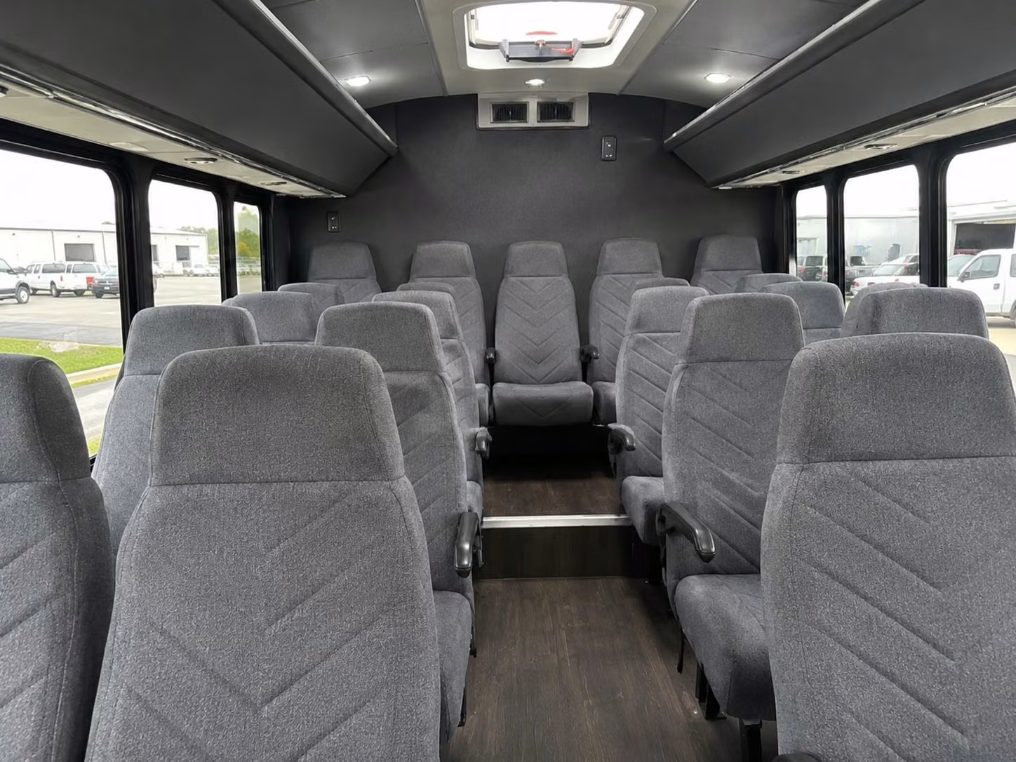 18 passenger minibus interior