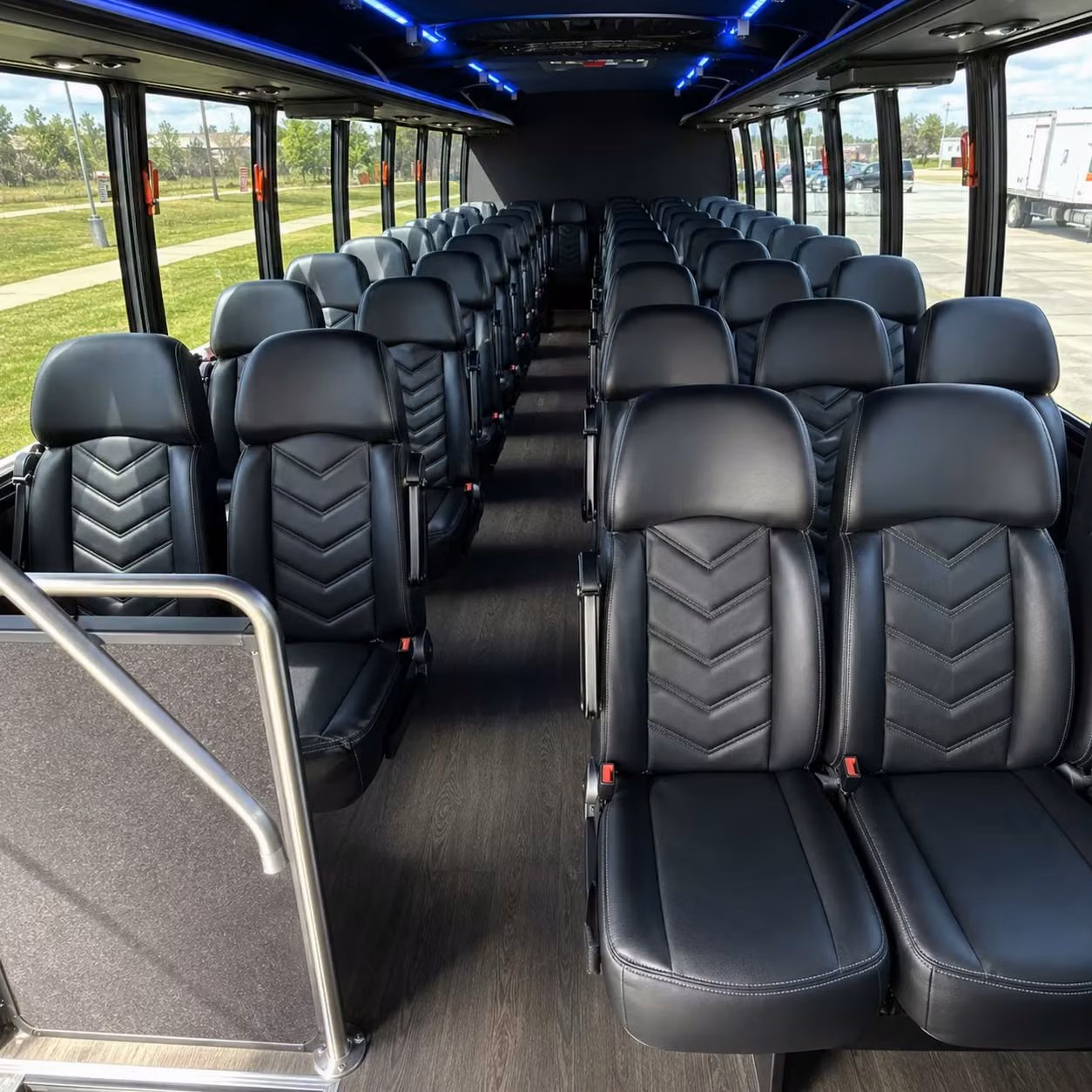 25 passenger minibus inside