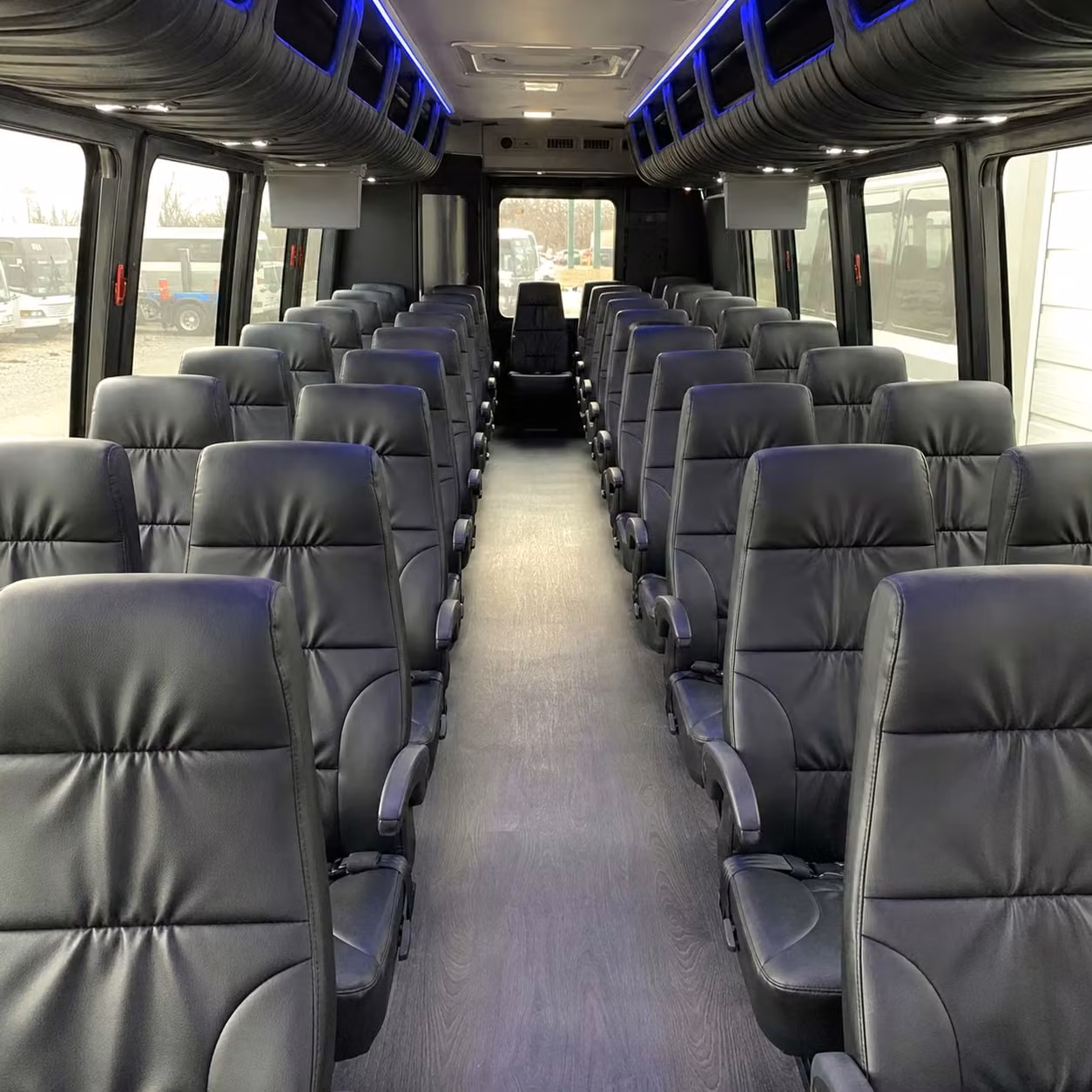 25 passenger minibus interior