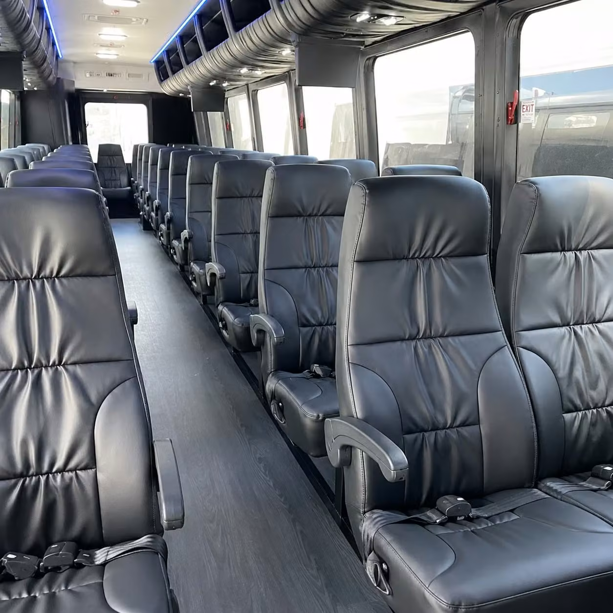 28 passenger minibus inside