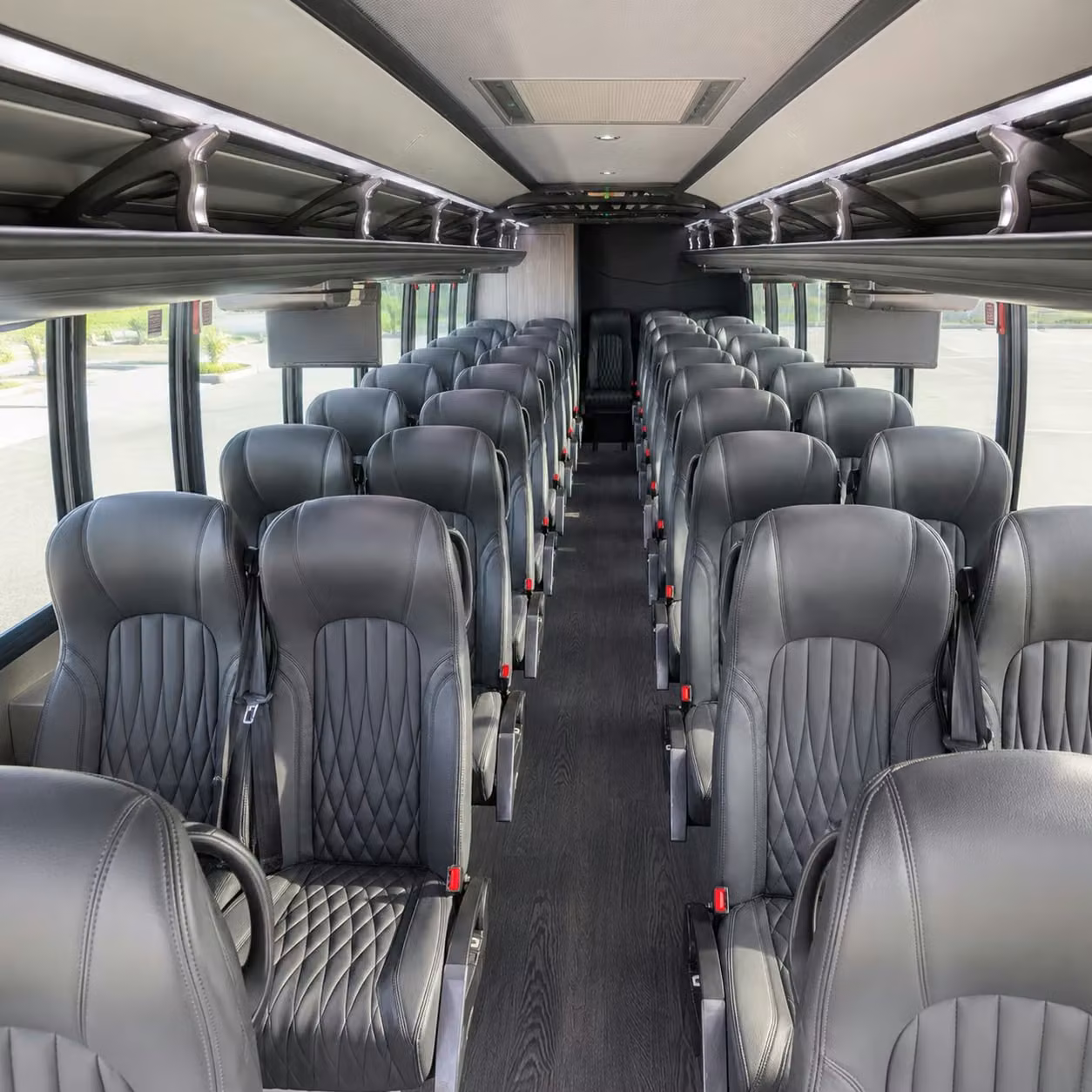 35 passenger minibus interior