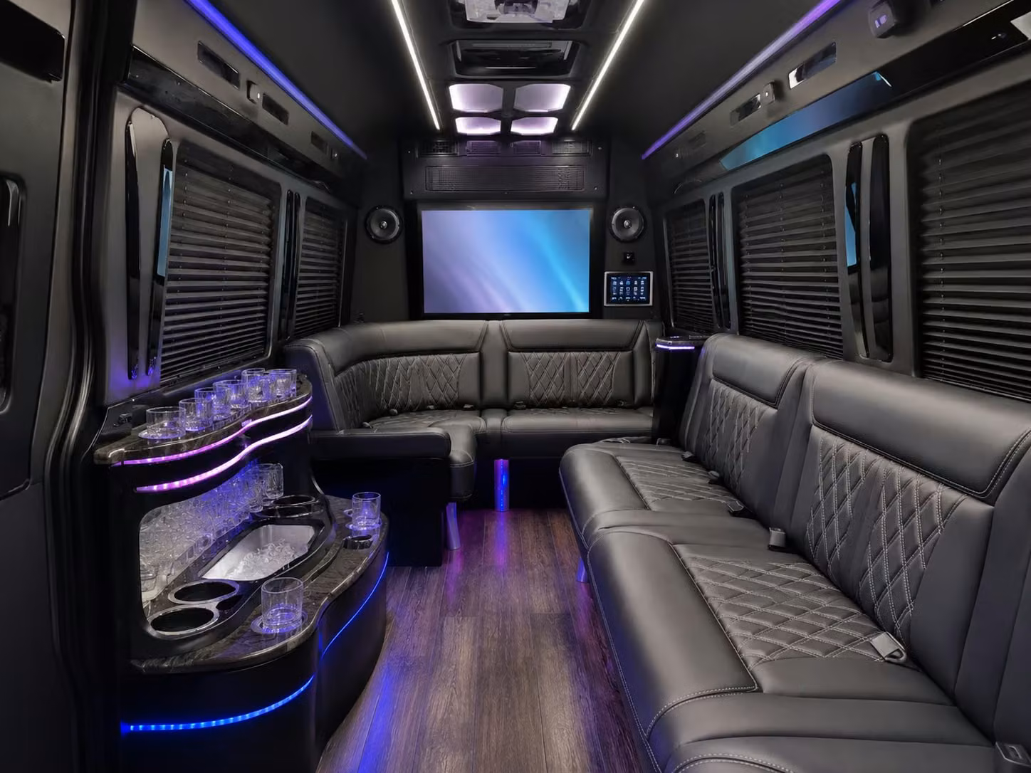 bus rental options for north las vegas trips