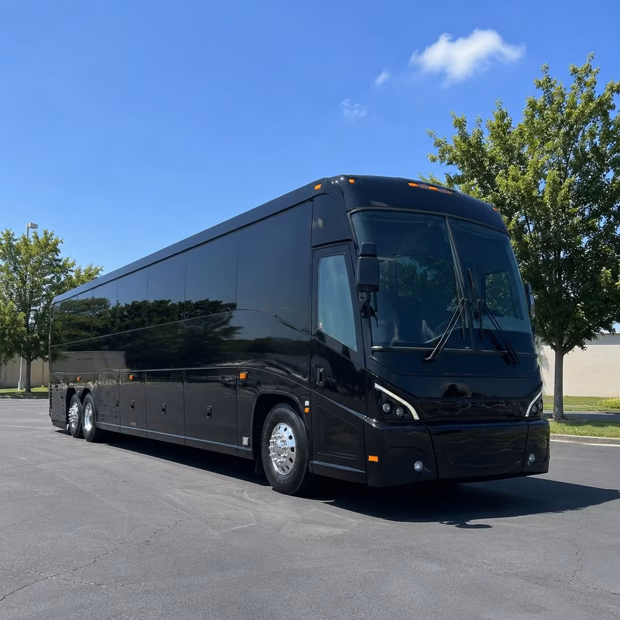 charter bus transportation for nellis air force base personnel and operations