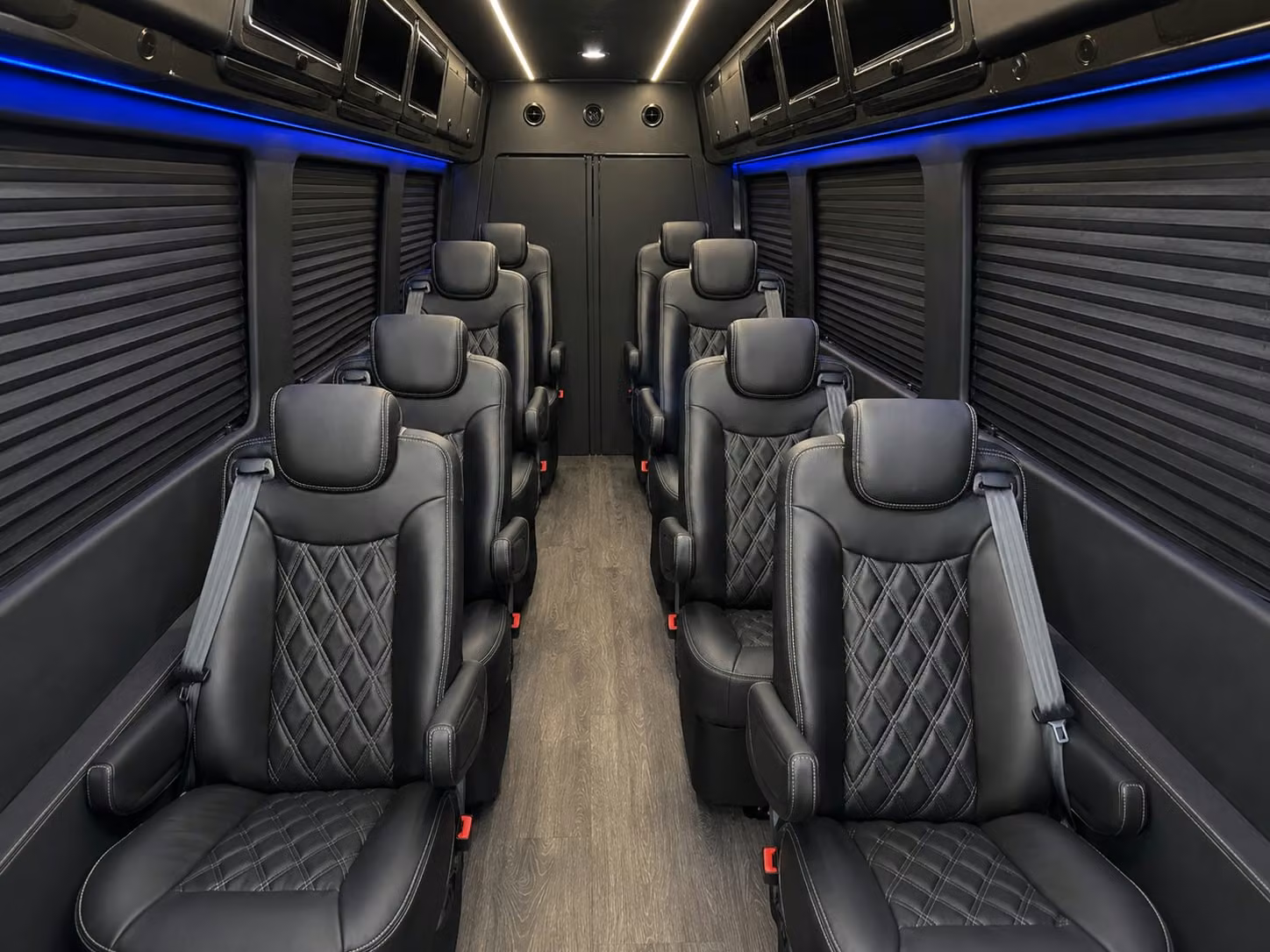 sprinter van with driver interior